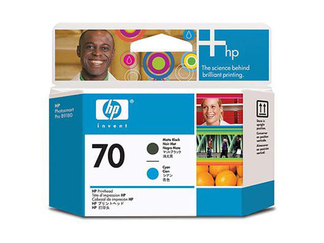 Консумативи Оригинален HP 70 Matte Black and Cyan Printhead
