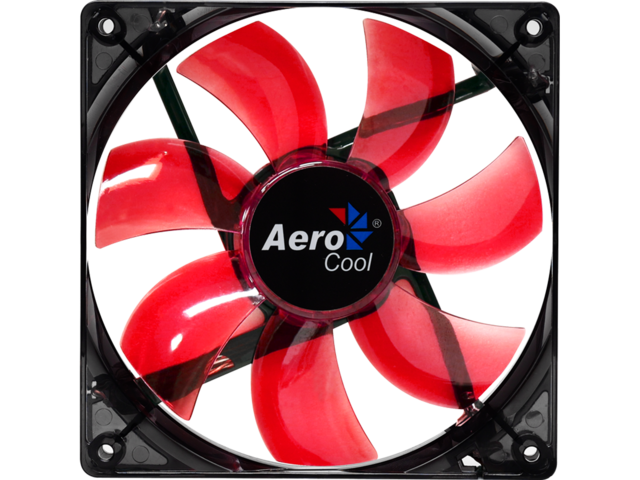 Вентилатори AeroCool Lightning Fan 12cm Red LED