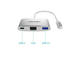 Кабели и Адаптери TeckNet TPD001 USB-C to VGA Multiport Adapter