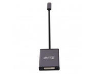 Кабели и Адаптери LMP USB-C to DVI Adapter, тъмносив