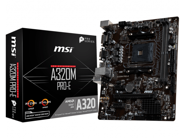 Дънни платки MSI A320M PRO-E