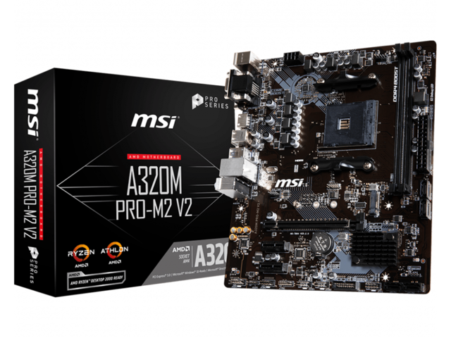 Дънни платки MSI A320M PRO-M2 V2
