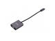 Кабели и Адаптери LMP USB-C to VGA Adapter, тъмносив