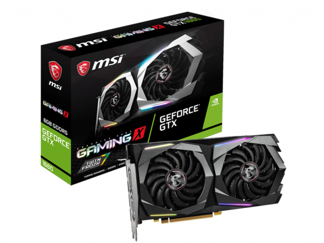 Видео карти MSI GeForce GTX 1660 GAMING X 6G
