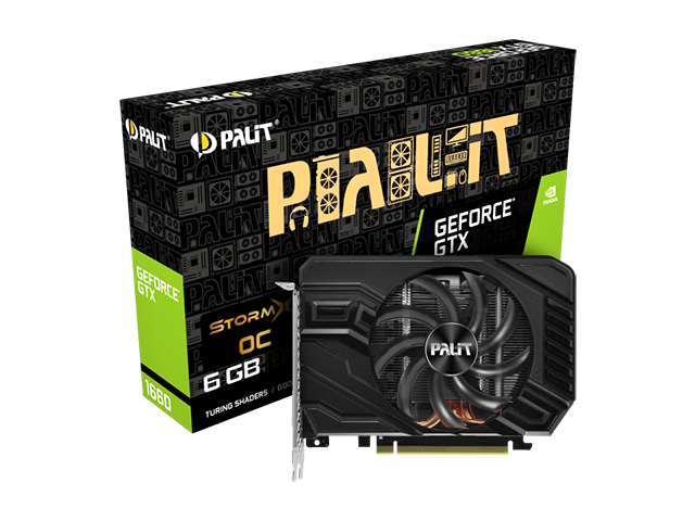 Видео карти Palit GeForce GTX 1660 StormX OC
