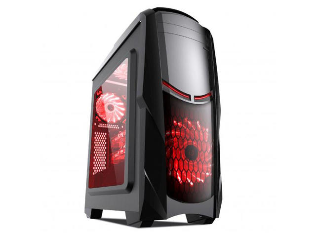 Кутии Estillo 8801 Red Gaming ATX USB 3.0
