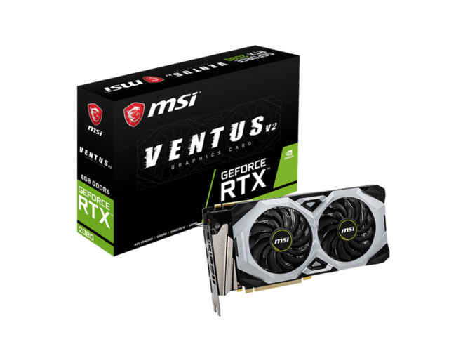 Видео карти MSI GeForce RTX 2080 VENTUS 8G V2