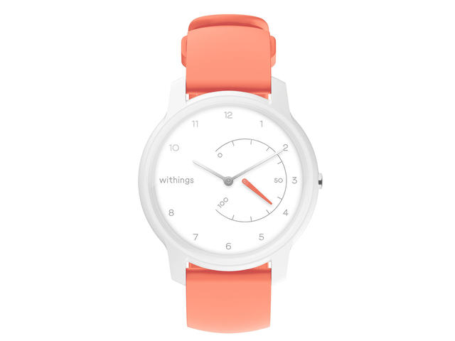 Смарт часовници Withings Move - бял/корал