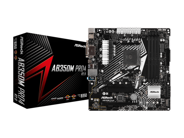 Дънни платки ASRock AB350M Pro4 R2.0