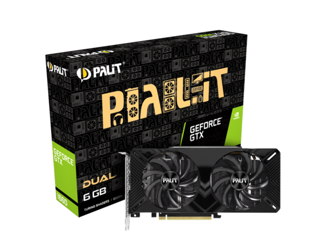 Видео карти Palit GeForce GTX 1660 Dual
