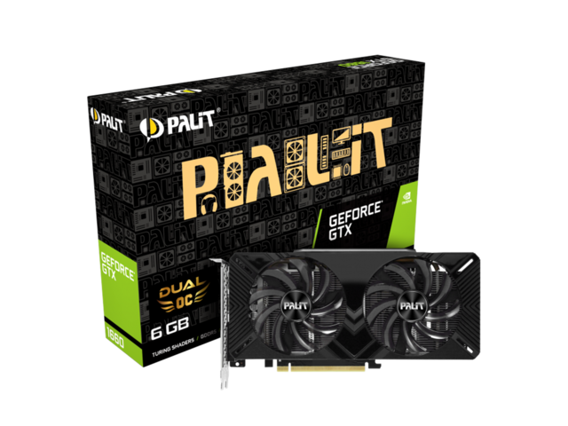 Видео карти Palit GeForce GTX 1660 Dual OC