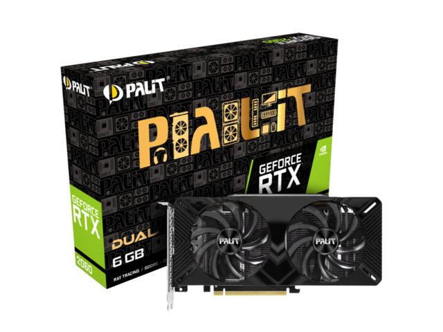 Видео карти Palit GeForce RTX 2060 Dual