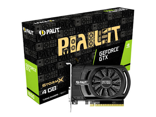 Видео карти Palit GeForce GTX 1650 4GB StormX