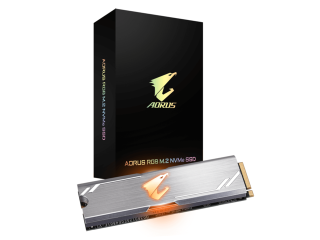 SSD 512GB AORUS RGB M.2 NVMe