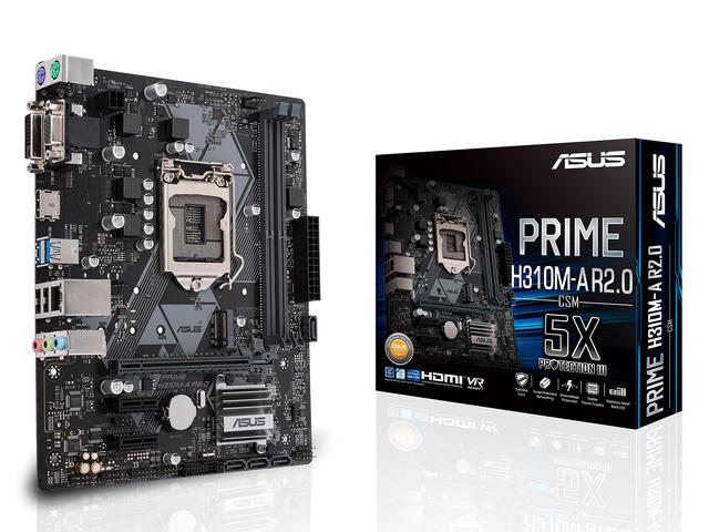 Дънни платки ASUS PRIME H310M-A R2.0/CSM