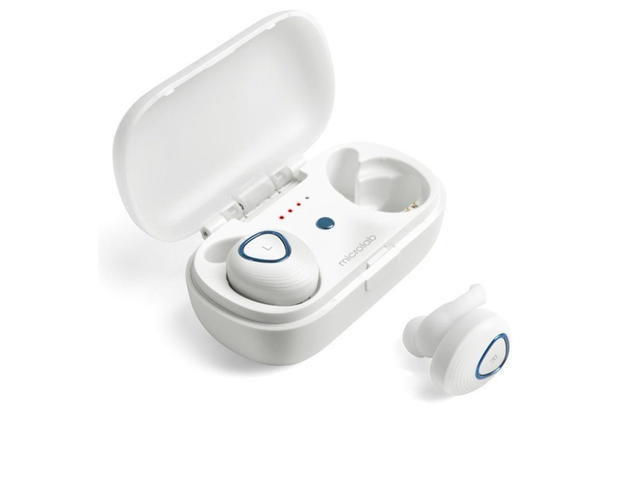 Слушалки Microlab Trekker 200, в бяло