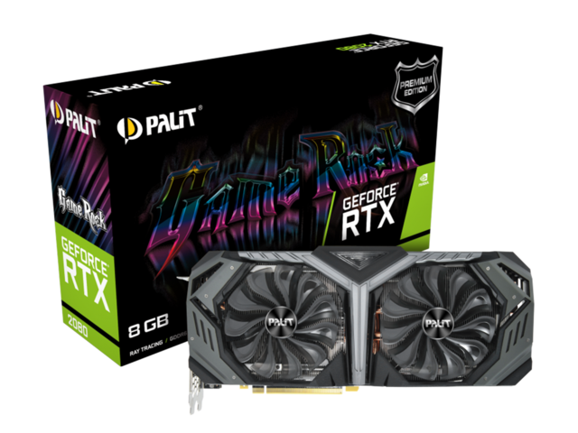 Видео карти Palit GeForce RTX 2080 GameRock Premium
