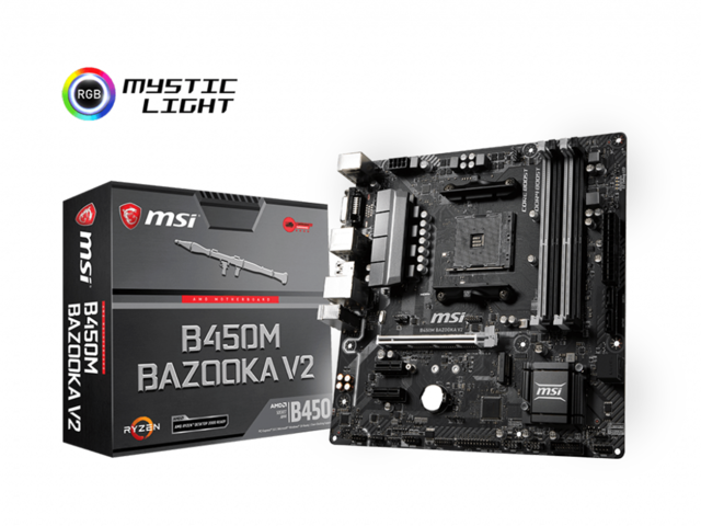 Дънни платки MSI B450M BAZOOKA V2