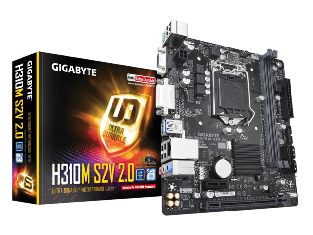 Дънни платки Gigabyte H310M S2V 2.0