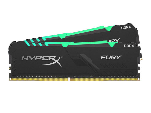 Оперативна памет 16GB (2х8GB) DDR4 2666MHz Kingston HyperX FURY RGB