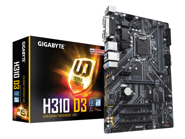 Дънни платки Gigabyte H310 D3