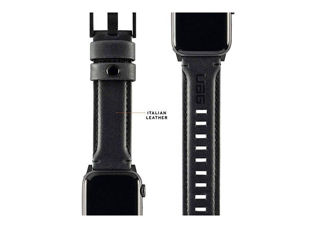 Каишки Urban Armor Gear Leather Strap (черна)