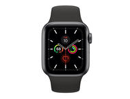 Смарт часовници Apple Watch S5 GPS 44mm Space Grey Aluminium Case with Black Sport Band