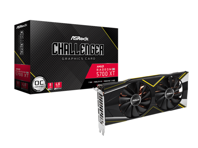 Видео карти ASRock Radeon RX 5700 XT CHALLENGER D 8G OC