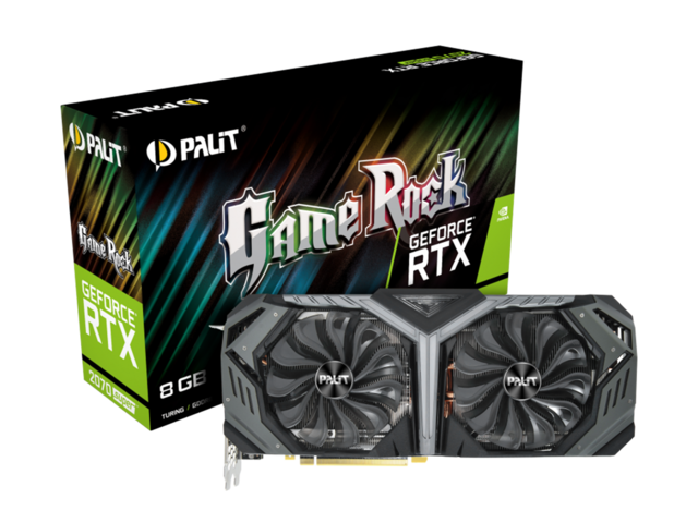Видео карти Palit GeForce RTX 2070 Super GameRock