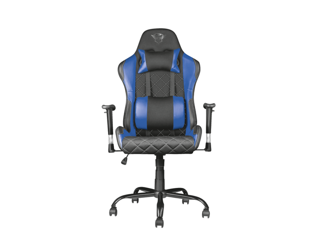 Геймърски столове TRUST GXT 707B Resto, в черно-синьо