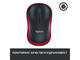 Мишки Logitech M185, в сиво-червено