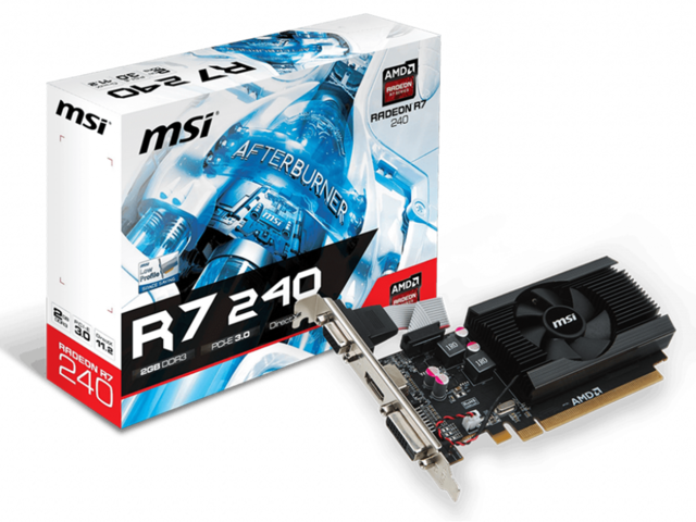 Видео карти MSI Radeon R7 240 2GD3 64b LP