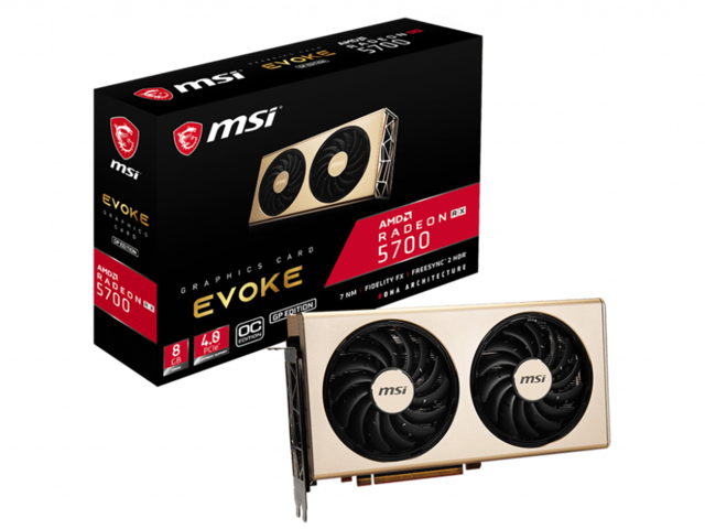 Видео карти MSI Radeon RX 5700 EVOKE GP OC
