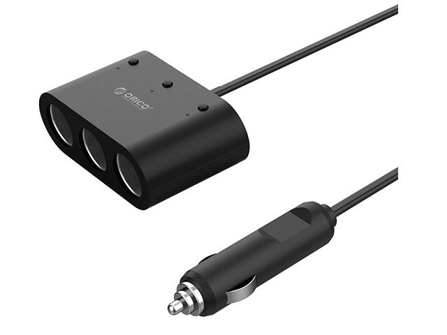 Джаджи Orico Car Cigarette Lighter 3 Ports + 2xUSB, 12-24V - MP-2U3S