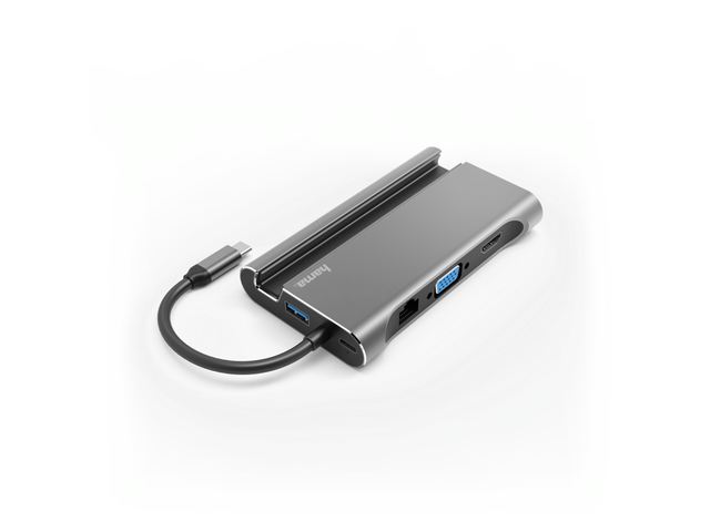 Докинг станции Hama 7-в-1 USB-C докинг станция за 3x USB-A 3.1, HDMI™, VGA, LAN, USB-C (PD)