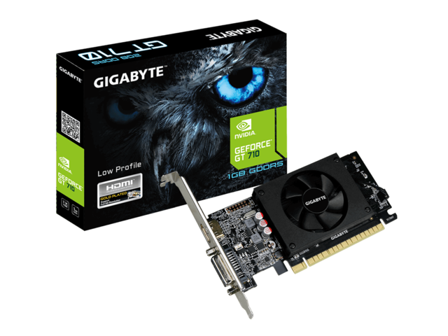 Видео карти Gigabyte GeForce GT 710 GV-N710D5-1GL
