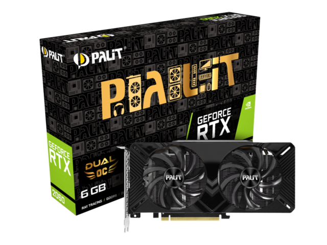 Видео карти Palit GeForce RTX 2060 Dual OC