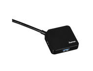USB Хъб Hama Hub 12190 USB 3.0, в черно