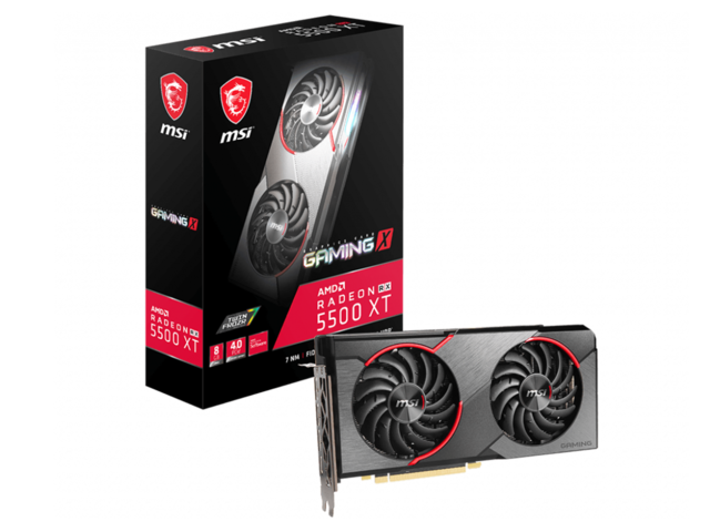 Видео карти MSI Radeon RX 5500 XT GAMING X 8G
