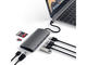 USB Хъб Satechi USB-C Aluminum Multiport 4K Adapter v2, тъмносив
