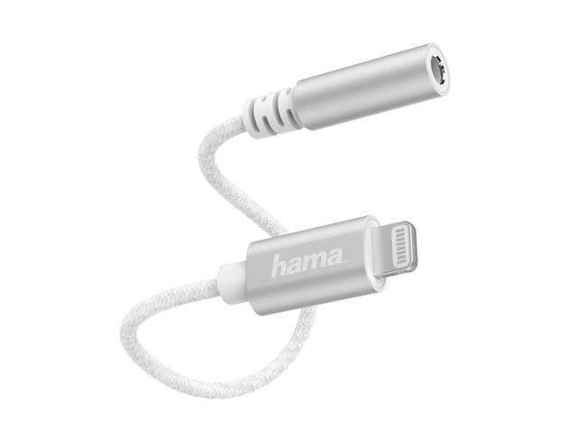 Кабели и Адаптери HAMA Lightning към 3.5 мм адаптер за слушалки