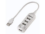 USB Хъб Hama USB 2.0, 4-портов хъб 39776, в бяло