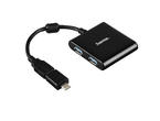 USB Хъб Hama Hub 12325 USB 3.0, в черно