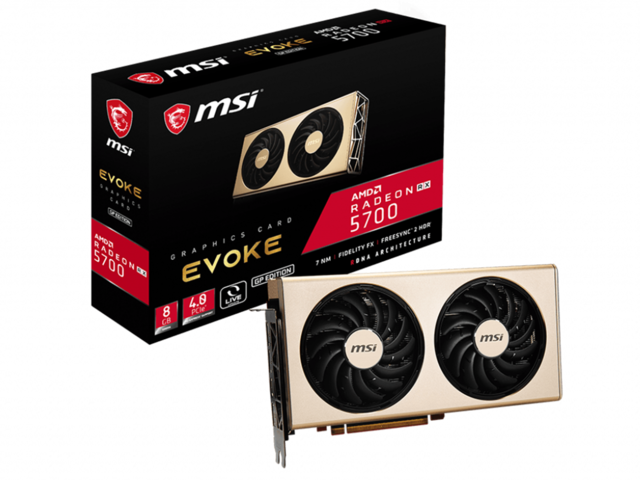 Видео карти MSI Radeon RX 5700 EVOKE GP