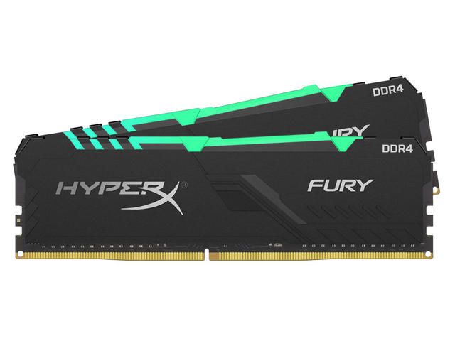 Оперативна памет 64GB (4x16GB) DDR4 3600MHz Kingston HyperX Fury RGB