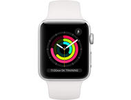 Смарт часовници Apple Watch 3 GPS 42 Silver Aluminium Case with White Sport Band