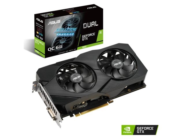 Видео карти ASUS DUAL GeForce GTX 1660 EVO OC