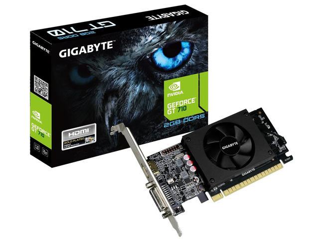 Видео карти Gigabyte GeForce GT 710 GV-N710D5-2GL