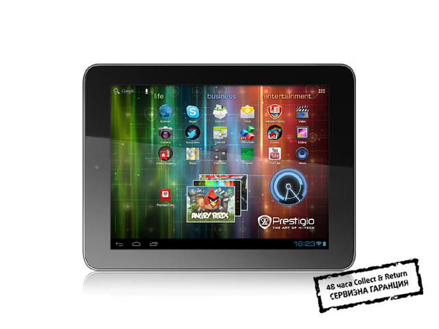 Таблети Prestigio MultiPad 2 PRIME DUO 8.0 5780D 16GB, сив цвят