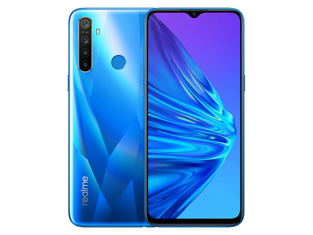 Смартфони Realme 5 128GB Dual Sim Crystal blue